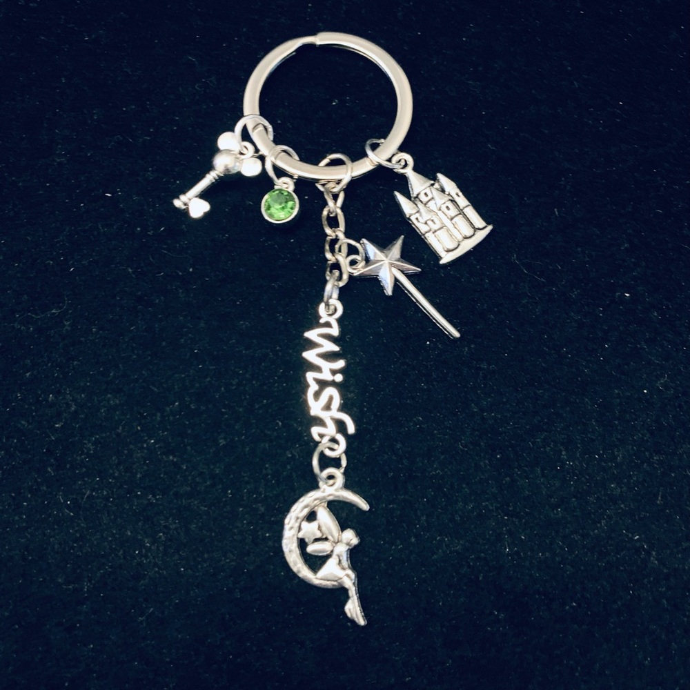 Fairy Tinkerbell “Wish” inspired keychain